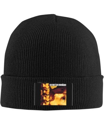 Beanie Hats Unisex Warm Winter Softknit Caps Hat Headwear Head Wrap Cap for Men Women Black Black $10.45 Skullies & Beanies