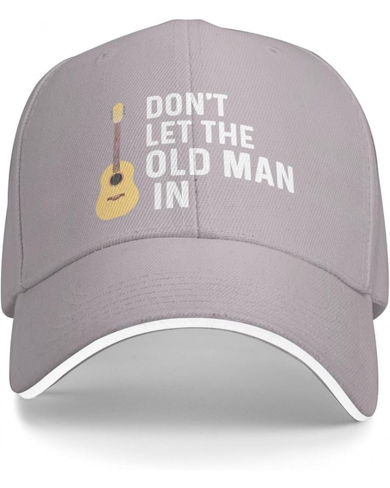 Old Man Hat Don't Let Old Man in Cap for Men Baseball Hat Fashionable Hats Gray $9.95 Baseball Caps