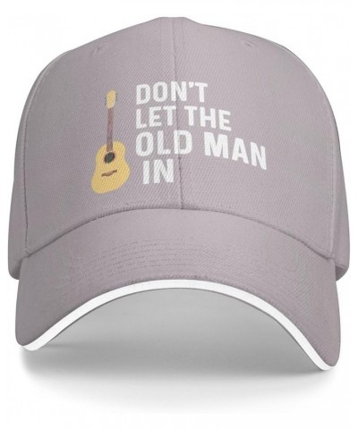 Old Man Hat Don't Let Old Man in Cap for Men Baseball Hat Fashionable Hats Gray $9.95 Baseball Caps