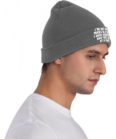 Beanie for Women,I do not Have Ducks in a Row I Have Squirrels and They are at a Rave Knit Skull Cap Winter Hat Deep Heather ...