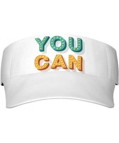 Custom Visor Hat for Men Women, Personalized Adjustable Visor Cap with Your Own Photo Name Logo Wheat $10.79 Visors