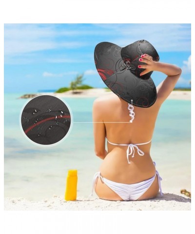 Women's Wide Brimmed Sunhats Sun Beach Hat Water-Resistant Summer Hat Visor Uv Protection Cap for Travel Multi 9 $10.33 Sun Hats