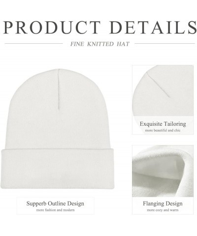 Custom Winter Hat Beanie for Men & Women, Personalized Print Image/Text Knit Cap Hats Grey $8.39 Skullies & Beanies