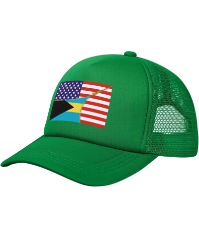 Dad Hat/Cap Mesh Baseball Cap Adjustable Trucker Hat Unisex Green $8.77 Baseball Caps