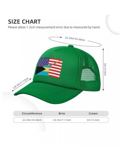 Dad Hat/Cap Mesh Baseball Cap Adjustable Trucker Hat Unisex Green $8.77 Baseball Caps