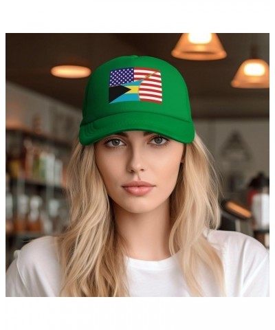 Dad Hat/Cap Mesh Baseball Cap Adjustable Trucker Hat Unisex Green $8.77 Baseball Caps