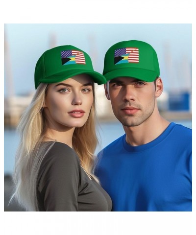 Dad Hat/Cap Mesh Baseball Cap Adjustable Trucker Hat Unisex Green $8.77 Baseball Caps