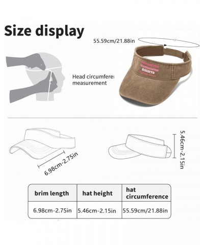 Vote Like Your Granddaughters Rights Depend On It Caps Sun Visor Hat for Teens Sun Visor Sun Pigment Khaki $8.77 Visors