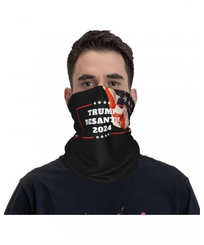 Trump Desantis 2024 Neck Gaiter Face Cover Scarf, Breathable Windproof Sun Protection Men Women Balaclava Outdoor Skiing Fish...