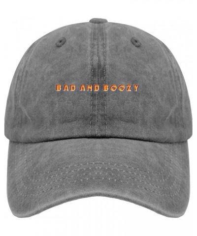 Mens Hat Beer Beach Baseball Cap for Women Sport Cap Breathable Bad and Boozy Baseball Cap Women Pigment Gray $9.06 Baseball ...