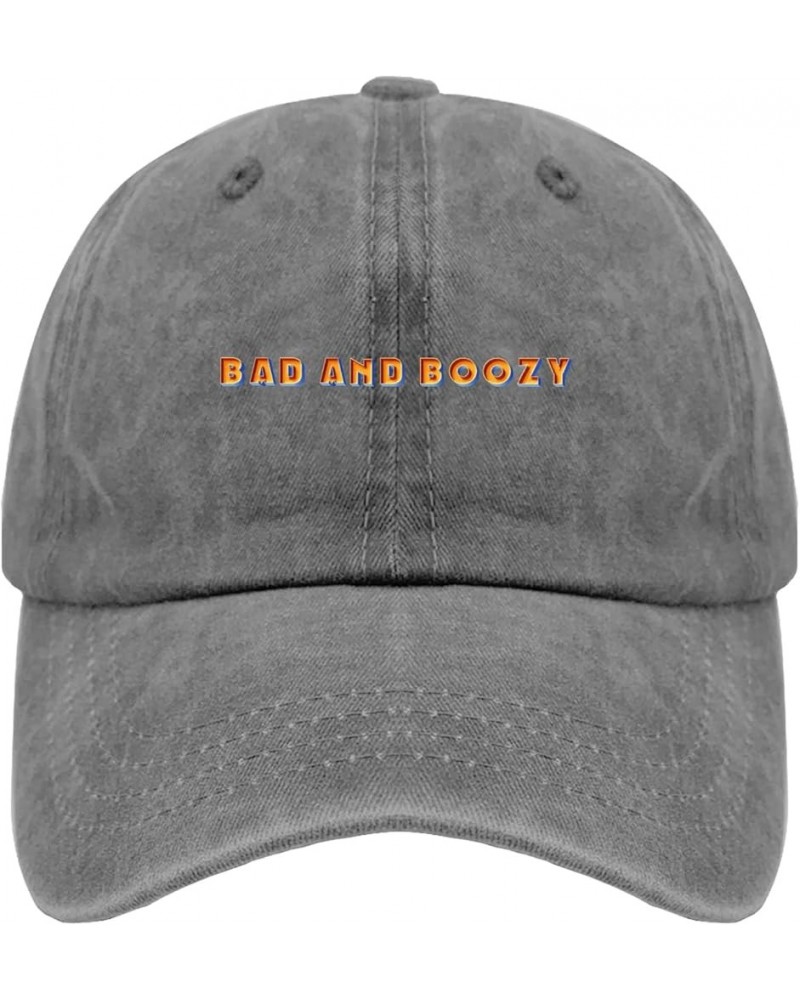 Mens Hat Beer Beach Baseball Cap for Women Sport Cap Breathable Bad and Boozy Baseball Cap Women Pigment Gray $9.06 Baseball ...