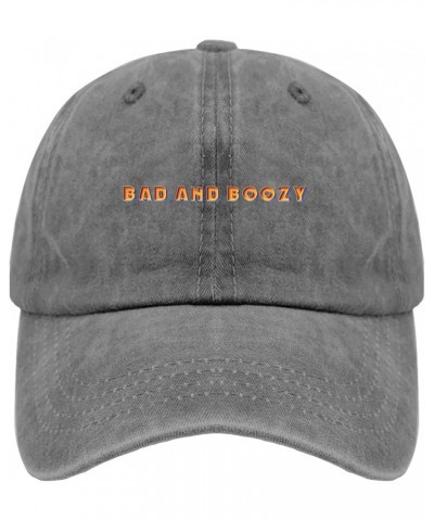 Mens Hat Beer Beach Baseball Cap for Women Sport Cap Breathable Bad and Boozy Baseball Cap Women Pigment Gray $9.06 Baseball ...