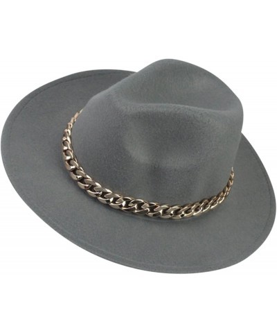 Womens Summer Dress Hat Wide Leaf Flower Bridal Shower Hat Sun Hats Beach Hat Drawstring Hat Grey 5 $11.38 Cowboy Hats