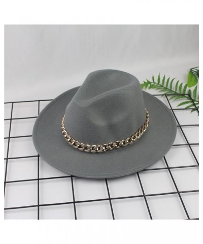 Womens Summer Dress Hat Wide Leaf Flower Bridal Shower Hat Sun Hats Beach Hat Drawstring Hat Grey 5 $11.38 Cowboy Hats