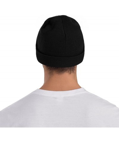 Black Warm Knit Hat Yoga Sloth Coffee Pattern Soft Good Elasticity Suitable for Outdoor Sports Black $8.99 Skullies & Beanies