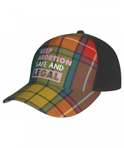 Keep Abortion Safe and Legal Cap Tucker Hat Adjustable Sports Baseball Caps4 Black $16.94 Baseball Caps