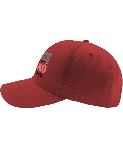 Golf hat Hug hugs and Kisses and xoxos Golf hat Women Snapback hat Gifts for Son Hiking Caps Red $10.39 Baseball Caps