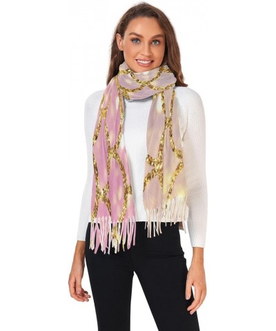 Fish Scales Pink Women's Wraps & Pashminas Large Soft Shawls Travel Scarf Wrap, 86 x 30 Inches Fish Scales Pink $13.25 Scarves