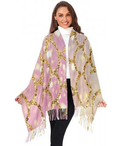 Fish Scales Pink Women's Wraps & Pashminas Large Soft Shawls Travel Scarf Wrap, 86 x 30 Inches Fish Scales Pink $13.25 Scarves