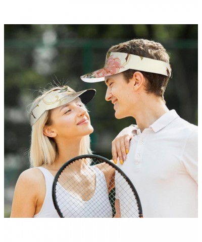 Rose Peaches and Cream Baseball Cap with Adjustable Empty Top for Women and Men - Uv Protection Sun Visor Hat $11.20 Visors