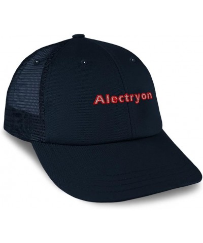 Custom Custom Trucker Hat Baseball Cap Alectryon Creature Cotton Fairy Dad Hats for Men & Women Navy Design Only $15.19 Baseb...