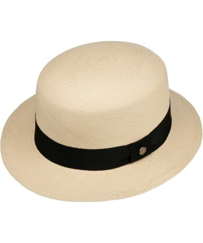 Valomar Panama Hat Women/Men - Made in Ecuador Nature-black $73.25 Fedoras