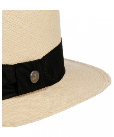 Valomar Panama Hat Women/Men - Made in Ecuador Nature-black $73.25 Fedoras