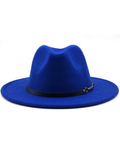 Women Fedora Hat Party Church Dresses Jazz Cap Men Wide Brim Hat with Chain 55to58cm Grass Gn $7.95 Fedoras