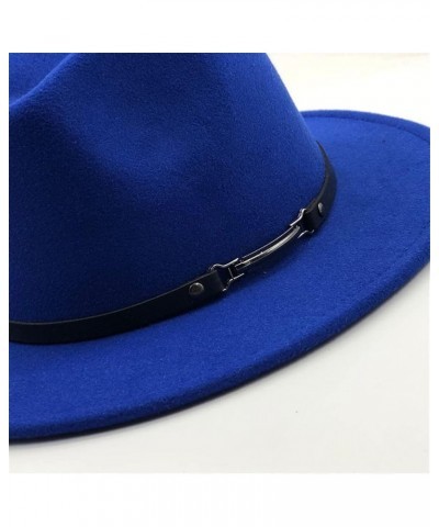 Women Fedora Hat Party Church Dresses Jazz Cap Men Wide Brim Hat with Chain 55to58cm Grass Gn $7.95 Fedoras