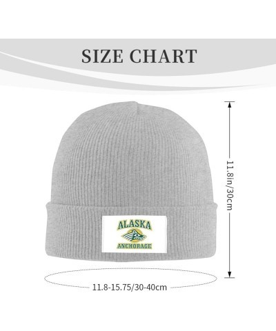 University of Alaska Anchorage Cold Weather Cuffed Knit Beanie Skully Cap Hat One Size Fit Most Gray $9.89 Skullies & Beanies