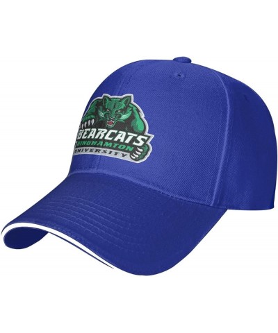 Binghamton University Unisex Classic Hat Adjustable Fashion Casquette for Men Women Blue $8.73 Baseball Caps