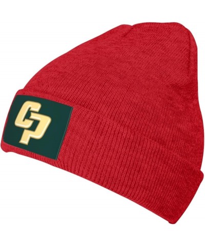 Cal Poly Mustangs Stretch Knit Hat for Men Women Winter Warm Cap Red $7.08 Skullies & Beanies