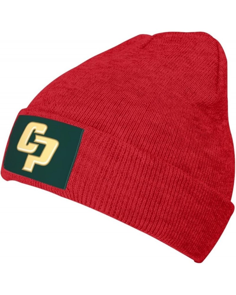 Cal Poly Mustangs Stretch Knit Hat for Men Women Winter Warm Cap Red $7.08 Skullies & Beanies