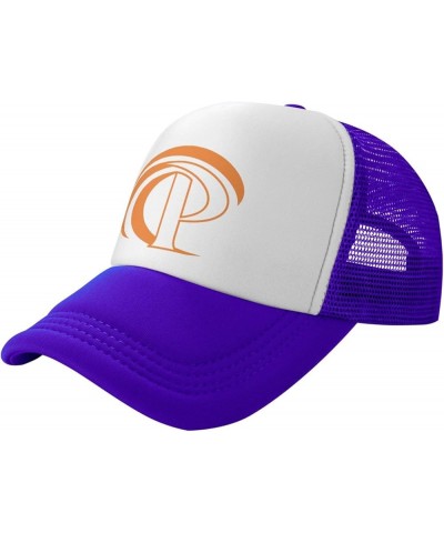 Pepperdine Waves University Trucker Hats for Both Men and Women - Mesh Baseball Snapback Hats Purple $9.22 Baseball Caps