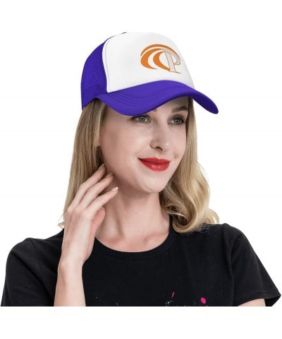 Pepperdine Waves University Trucker Hats for Both Men and Women - Mesh Baseball Snapback Hats Purple $9.22 Baseball Caps