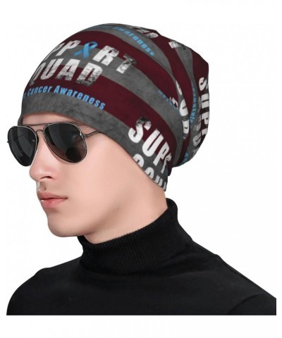 Prostate Cancer Warrior Support Squad Chic Knit Beanies: Cozy Skull Caps for Winter Warmth at Home & Outdoors!16 Black $10.52...