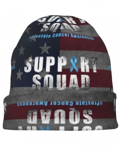 Prostate Cancer Warrior Support Squad Chic Knit Beanies: Cozy Skull Caps for Winter Warmth at Home & Outdoors!16 Black $10.52...