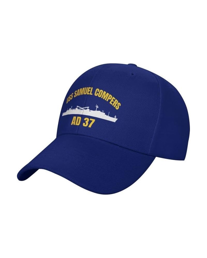 USS Samuel Gompers Ad-37 Flag Denim Hats Baseball Caps Fisherman's hat Knitted hat Blue $17.24 Baseball Caps