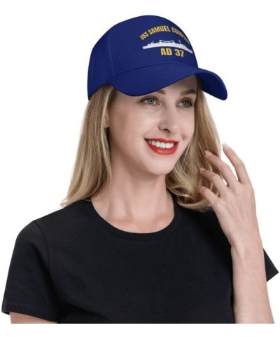 USS Samuel Gompers Ad-37 Flag Denim Hats Baseball Caps Fisherman's hat Knitted hat Blue $17.24 Baseball Caps