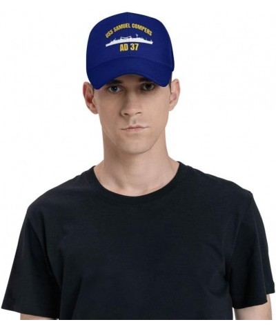 USS Samuel Gompers Ad-37 Flag Denim Hats Baseball Caps Fisherman's hat Knitted hat Blue $17.24 Baseball Caps