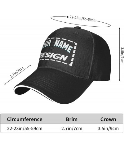 Customized Cap Your Design Here,Personalized Hats,Custom Hats Design Your Own Classic Mens Womens Trucker Cap Custom $9.37 Ba...