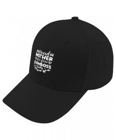 Proud Mother of A Few Dumbass Kids Trucker Hat Womens Cap AllBlack Golf Hats Men Gifts for Dad Baseball Hats $10.55 Baseball ...