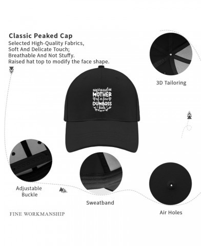 Proud Mother of A Few Dumbass Kids Trucker Hat Womens Cap AllBlack Golf Hats Men Gifts for Dad Baseball Hats $10.55 Baseball ...