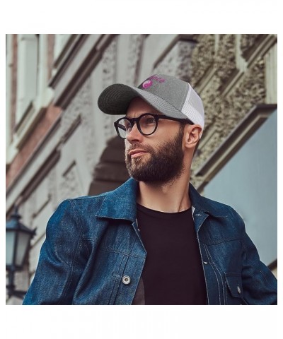 Trucker Hat Baseball Cap Balance Yin Yang Cotton Dad Hats for Men & Women Heather Gray White $13.23 Baseball Caps