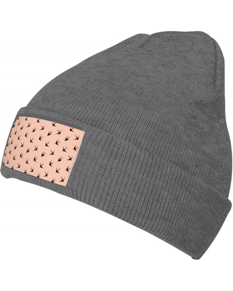 Multifunction Cartoon Bird Print Knitted Hat Gifts Outdoor Daily Unisexn Beanie Soft Warm,Elastic Deep Heather $10.78 Skullie...