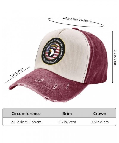 101st Airborne Air Assault Paratroops Veteran Upgrade Your Style with Funny Adjustable Cotton Baseball Caps for Men and Women...