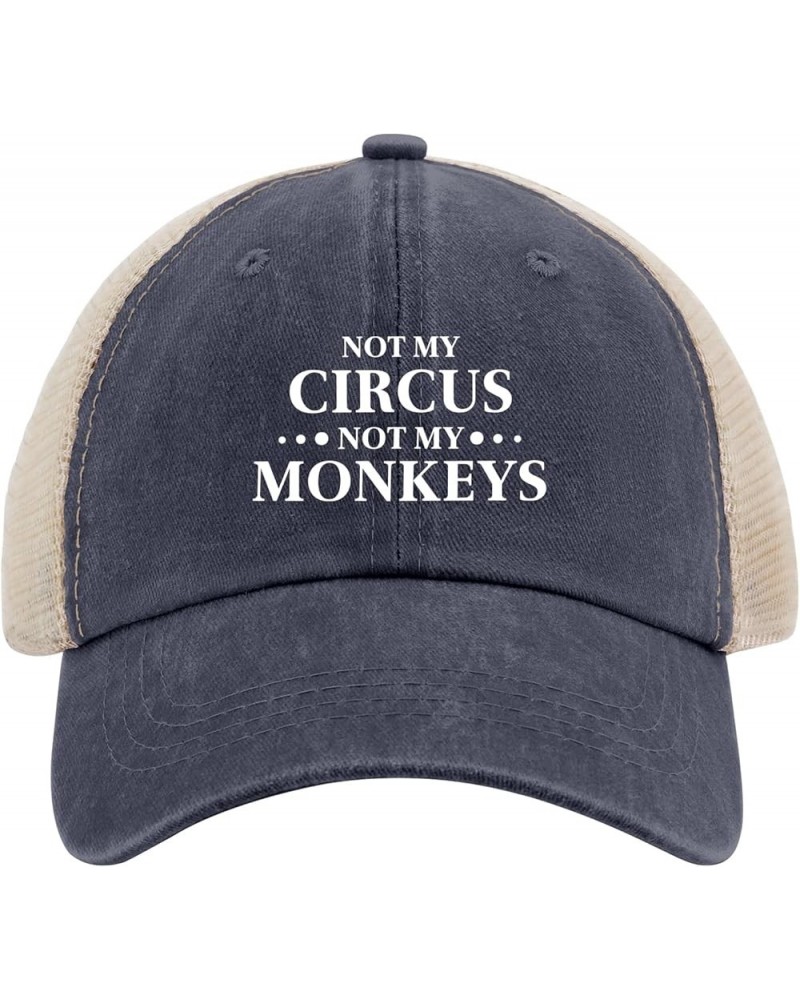 Not My Circus Not My Monkeys Baseball Cap Hats for Men Fashion AllBlack Mens Golf Hat Gifts for Daughter Beach Cap Purplish B...