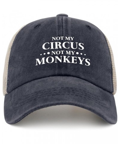 Not My Circus Not My Monkeys Baseball Cap Hats for Men Fashion AllBlack Mens Golf Hat Gifts for Daughter Beach Cap Purplish B...