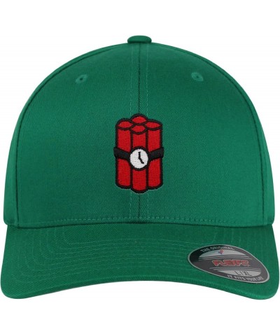 Flexfit TNT Embroidered Baseball Cap Bomb Green $14.99 Baseball Caps