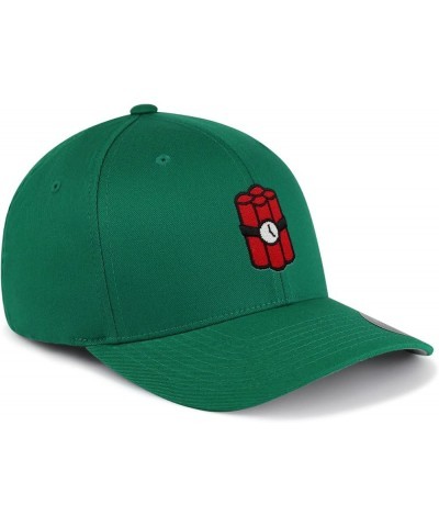 Flexfit TNT Embroidered Baseball Cap Bomb Green $14.99 Baseball Caps